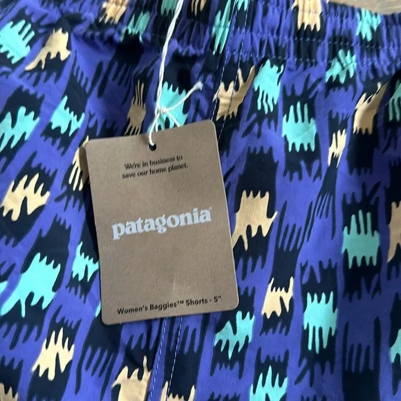 !!New Arrival!! Patagonia women's Baggies shorts 5 inch length - Picture 4 of 5